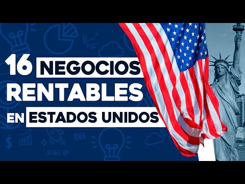 ✅ 16 Ideas de Negocios Rentables en Estados Unidos con Poco Dinero 🤑