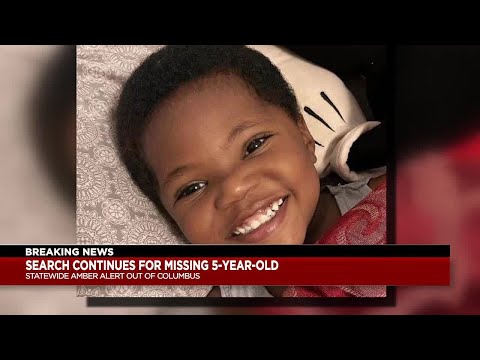 Search continues for missing 5-year-old in statewide AMBER Alert out of Columbus