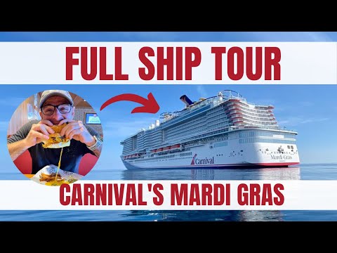 Explore Carnival&#039;s Mardi Gras Cruise Ship - Full Tour &amp; Review | CruiseRadio.Net