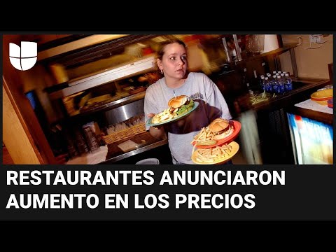 Anuncian despidos por aumento de salario mínimo para empleados de comida rápida en California