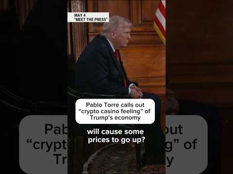 Pablo Torre calls out &#039;crypto casino feeling&#039; of Trump&#039;s economy
