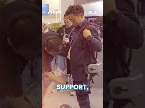 Exoskeleton Tech Unveiled at CES 2025