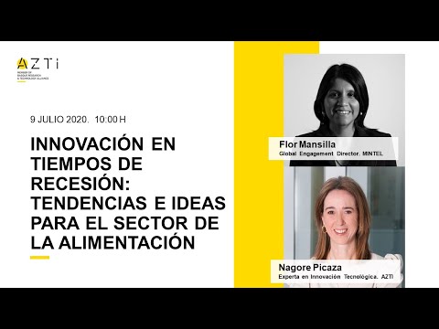 #AZTIWebinar: Innovación en tiempos de recesión: tendencias e ideas para el sector de alimentación