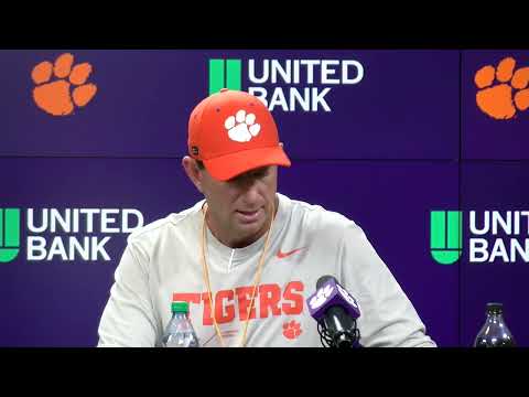 Dabo Swinney previews spring, updates injuries